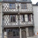 Het huis van de acrobaten in Blois is één van de oudste huizen in de stad